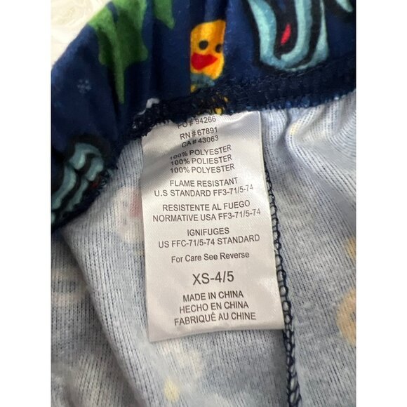 Seattle Kraken NHL Hockey Boys Pajama Pants Christmas XS 4/5 Bottoms - Picture 2 of 5